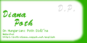 diana poth business card